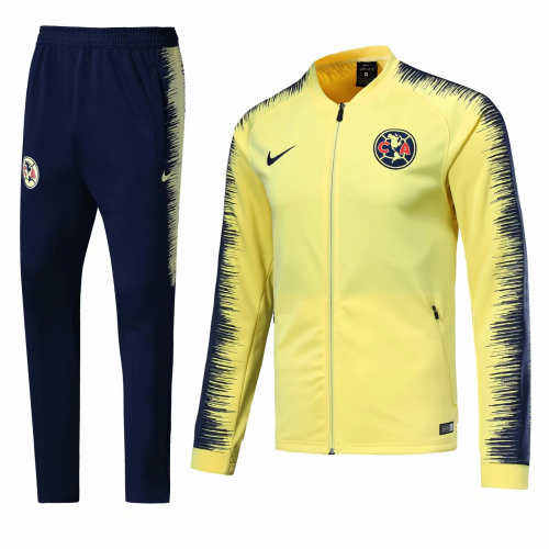 Club America 18/19 Training Jacket Tracksuit Yellow and Pants